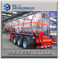 Tri Axle Semi Trailer Chemical Liquid Tank Truck